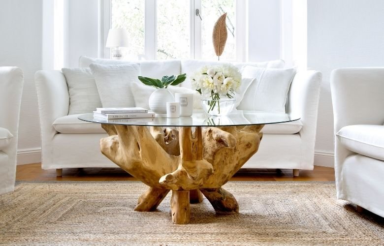 como fazer mesa de centro de vidro diy