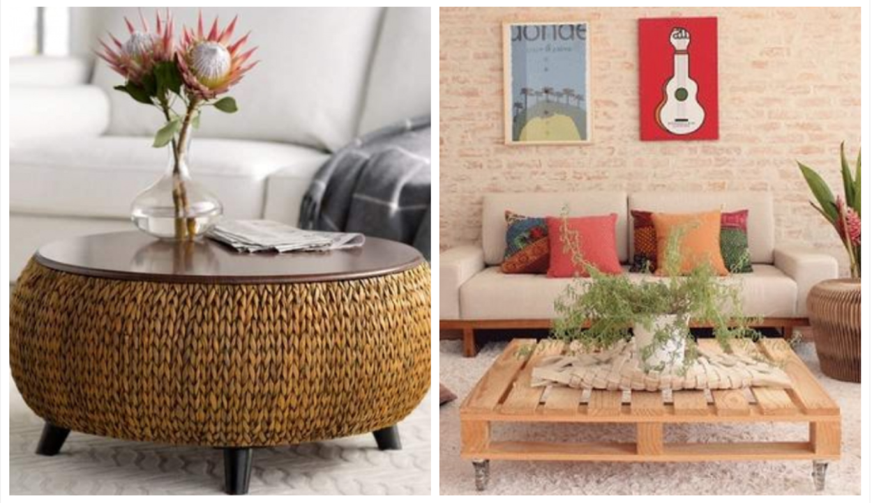 5 Estilos de Mesas de Centro DIY para Transformar sua Sala