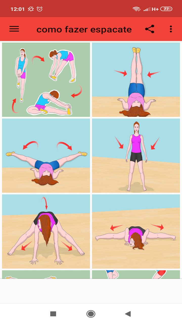 5 exercícios para melhorar o espacate frontal