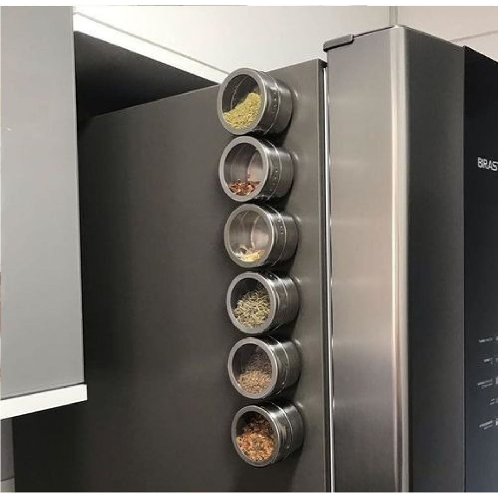 Como decorar seus potes de tempero magnéticos