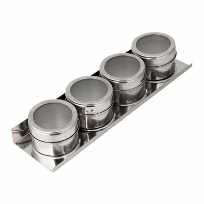 5 tipos de potes ideais para porta-temperos magnéticos