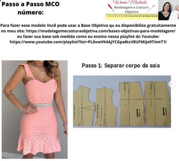 como fazer um nó na ponta do vestido