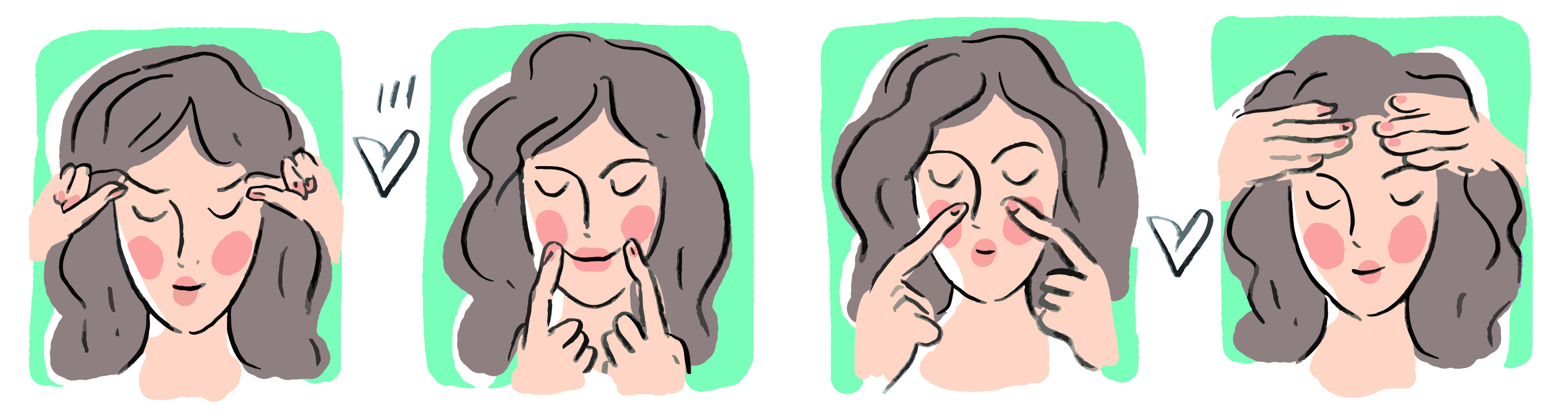 como fazer uma automassagem facial