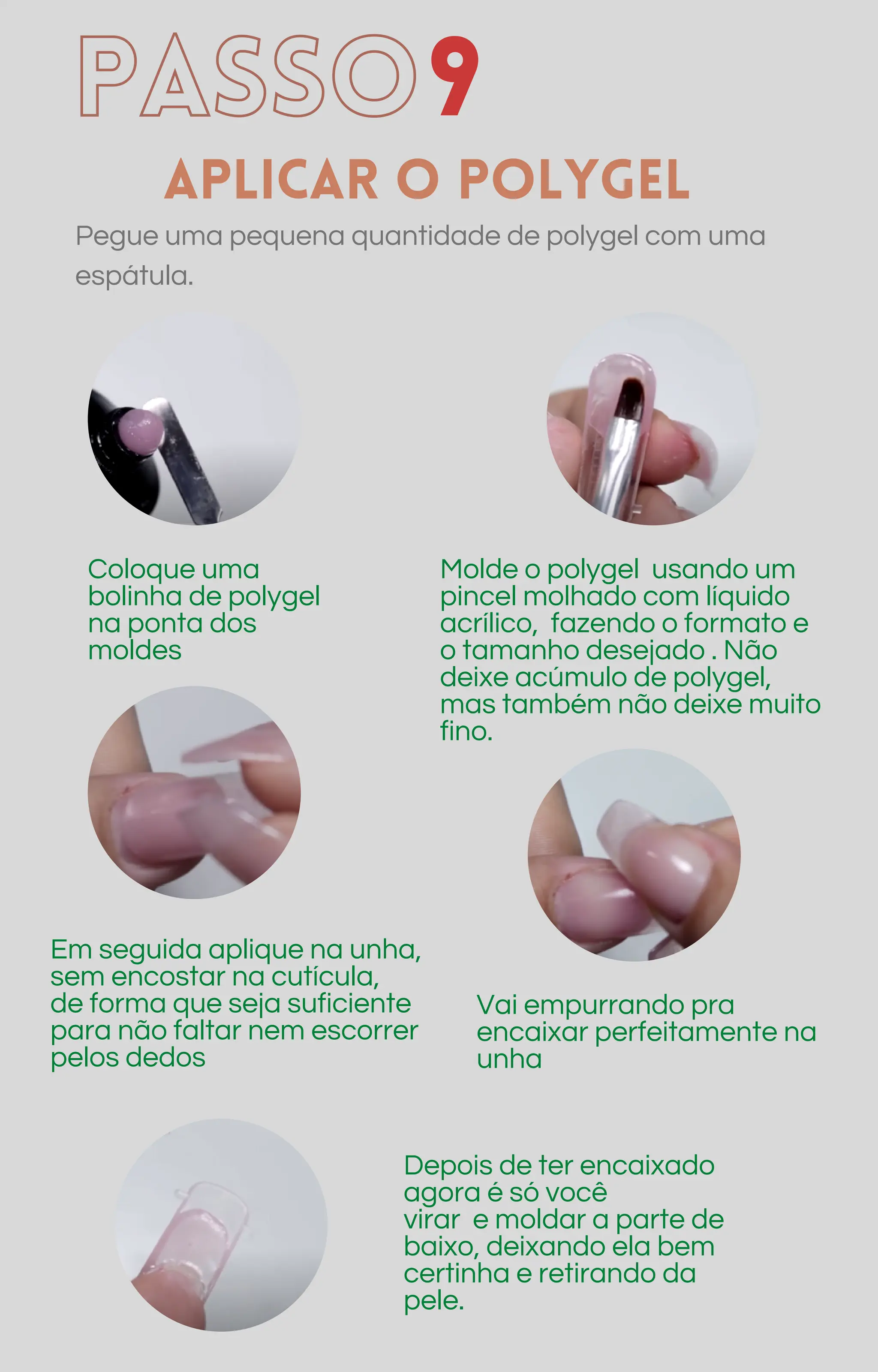 Tipos de Moldes para Polygel