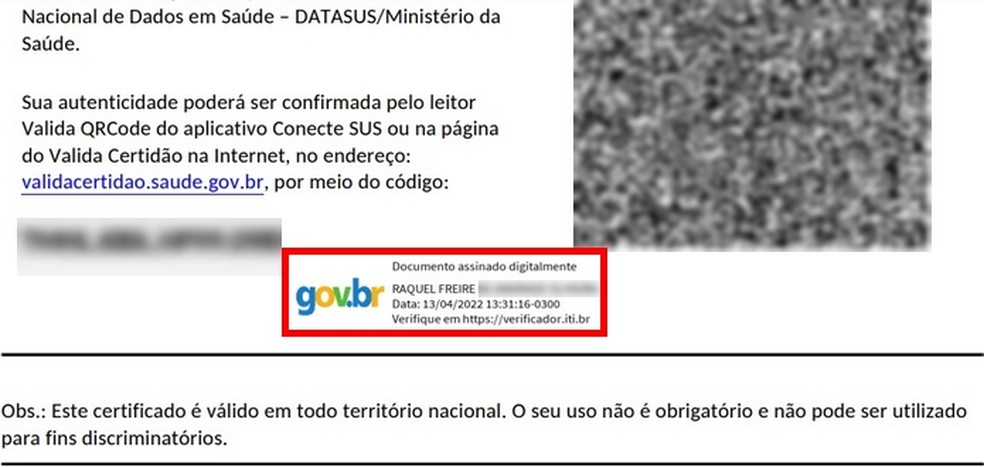 Segurança da assinatura digital Gov.br