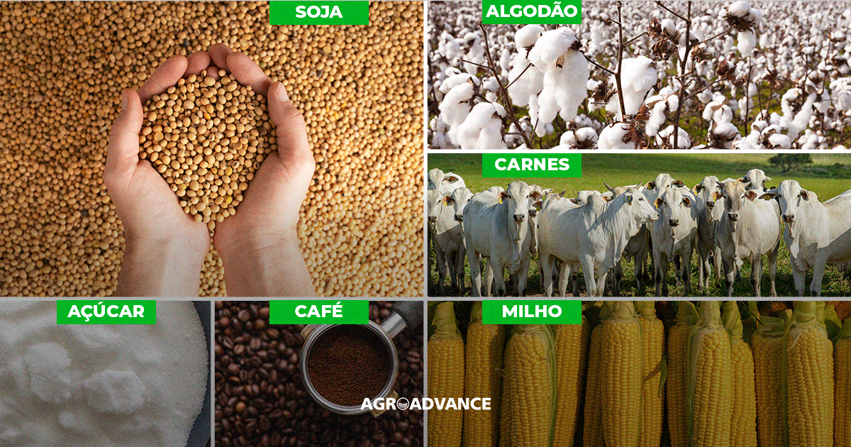 como funciona a exportação de commodities brasileira