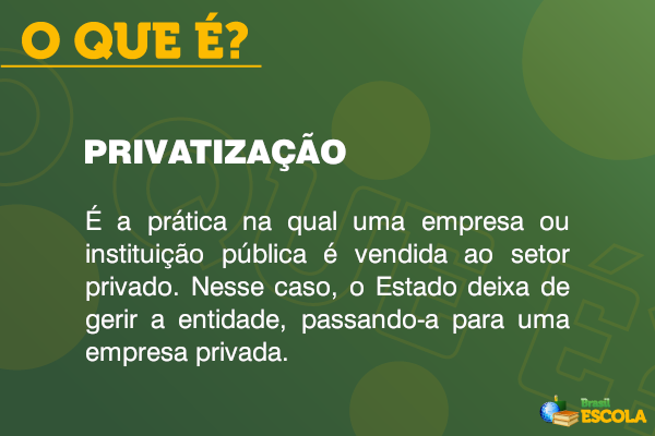 Vantagens e Desvantagens da Privatização