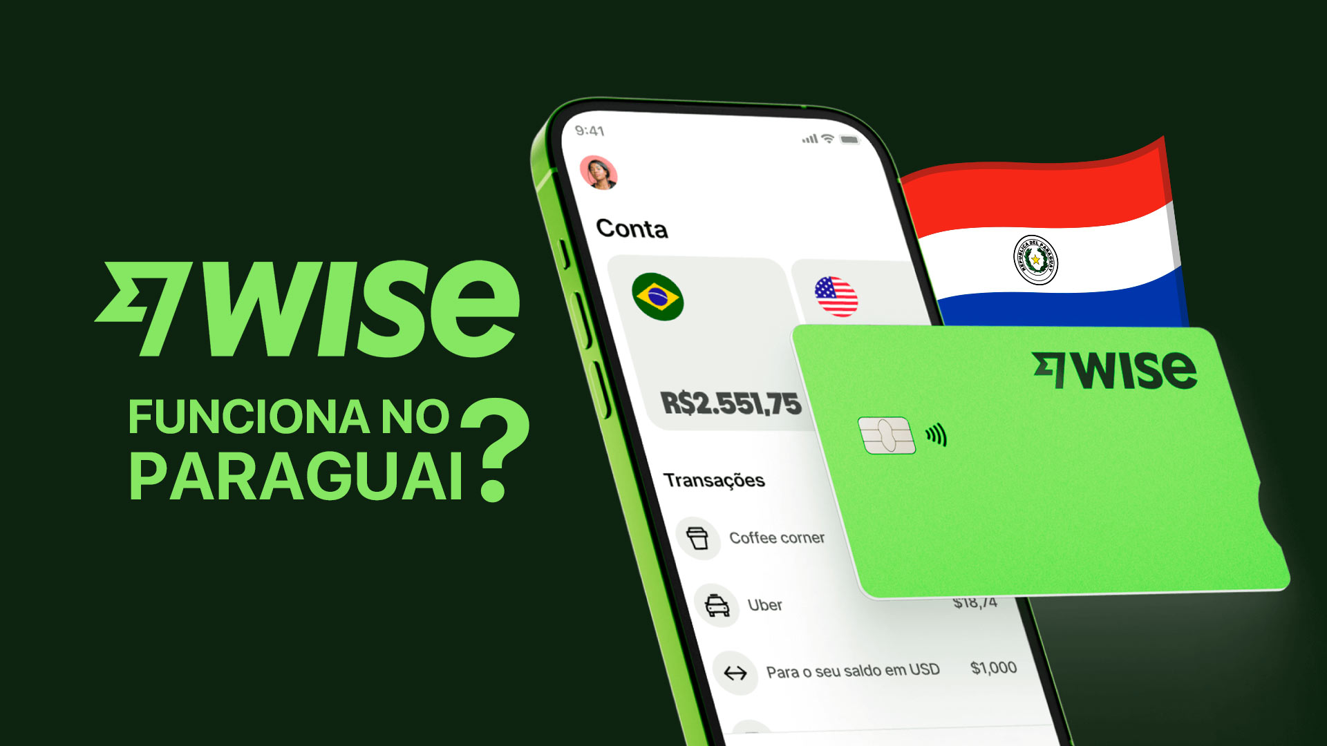como funciona o cartão wise no exterior