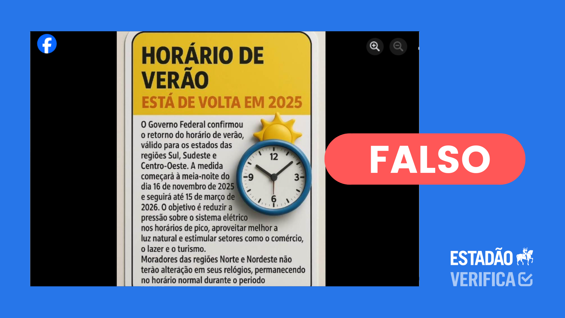 O que diz o projeto de lei sobre o horário de verão?