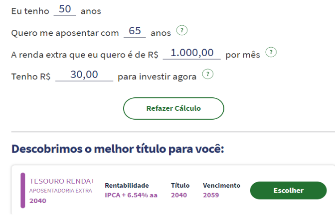 Aposentadoria segura: Descubra o potencial do Tesouro RendA+ com aportes a partir de R$30