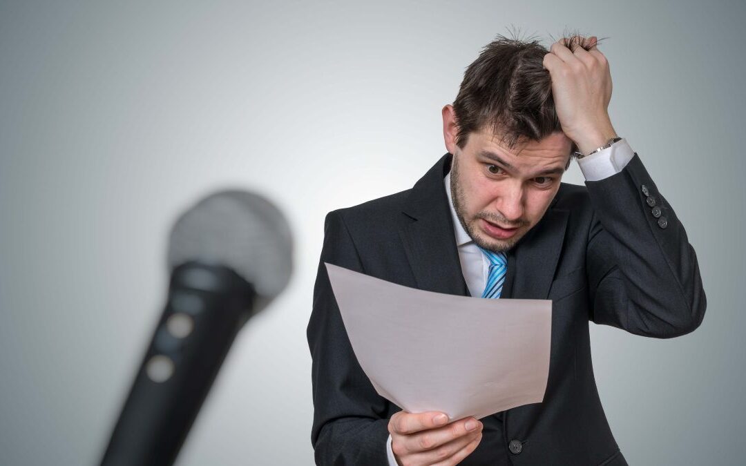 como lidar com o medo de falar em público