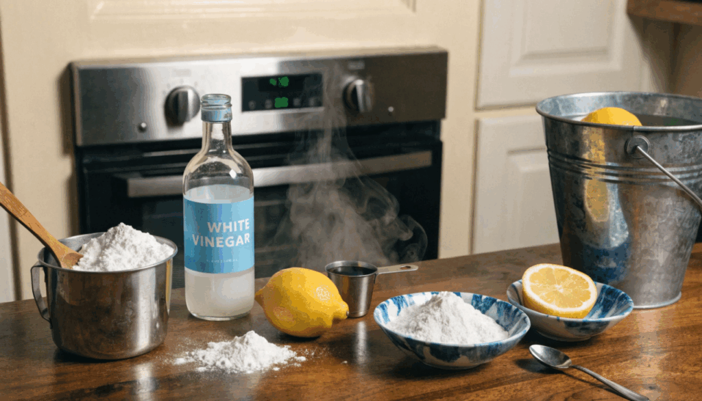 Receita caseira para desengordurar o fogão