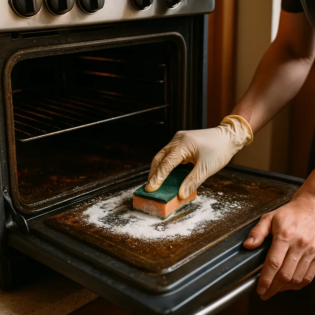 Como limpar o vidro do forno com limão