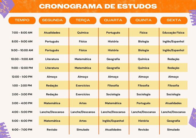 como organizar a rotina de estudos para concursos