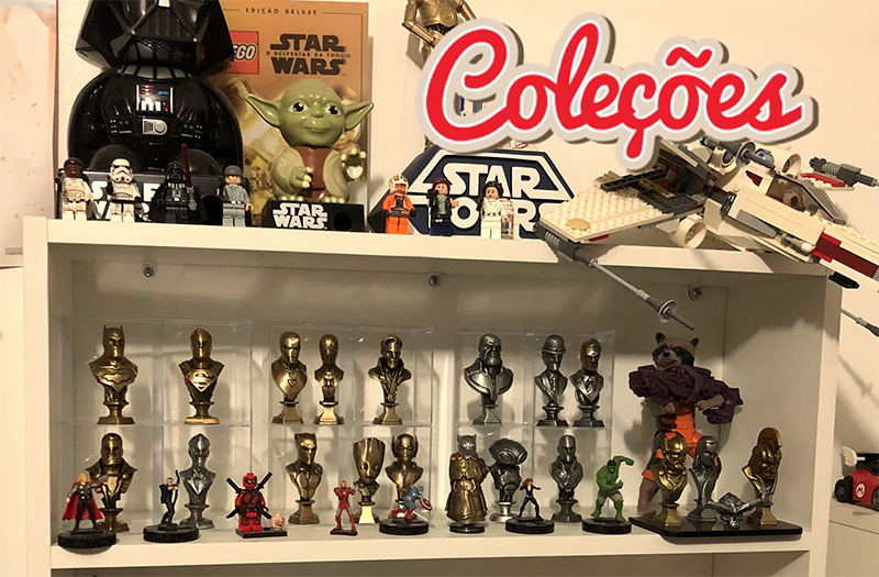 como organizar coleções na estante