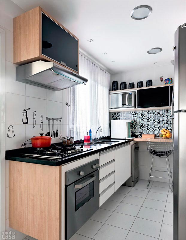 Soluções criativas para cozinhas pequenas sem reforma