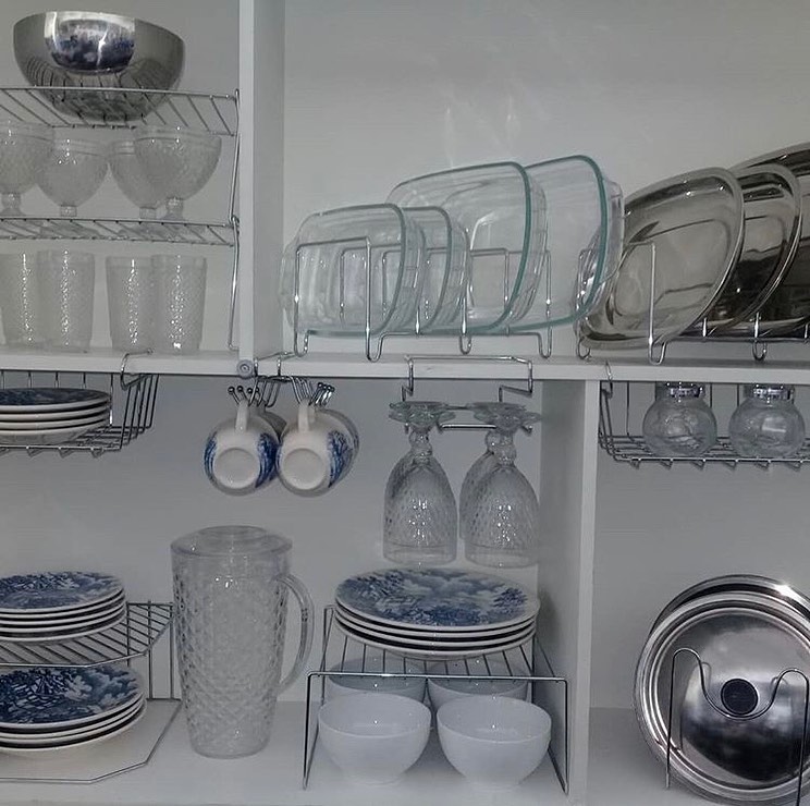 como organizar potes de mantimentos na cozinha