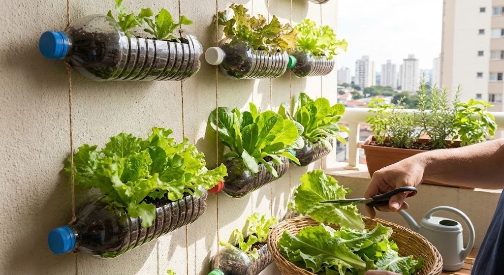 Aproveitando a Luz Solar: Otimizando a Luminosidade para Alface em Apartamento