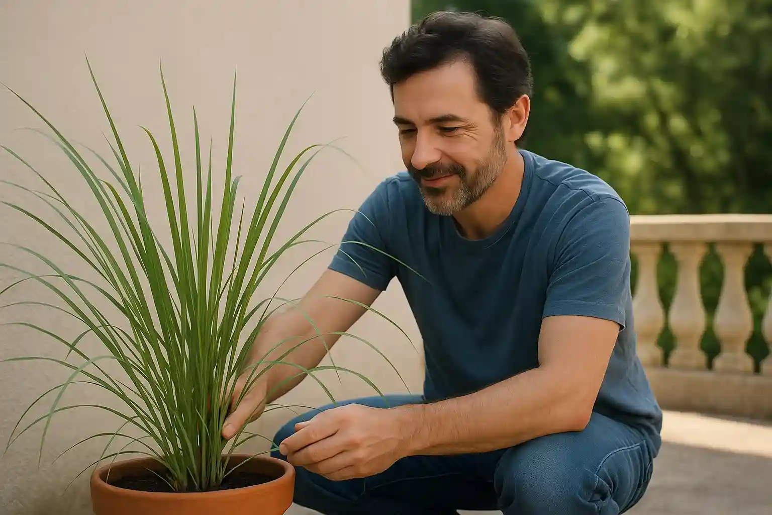 como plantar capim limão em vaso