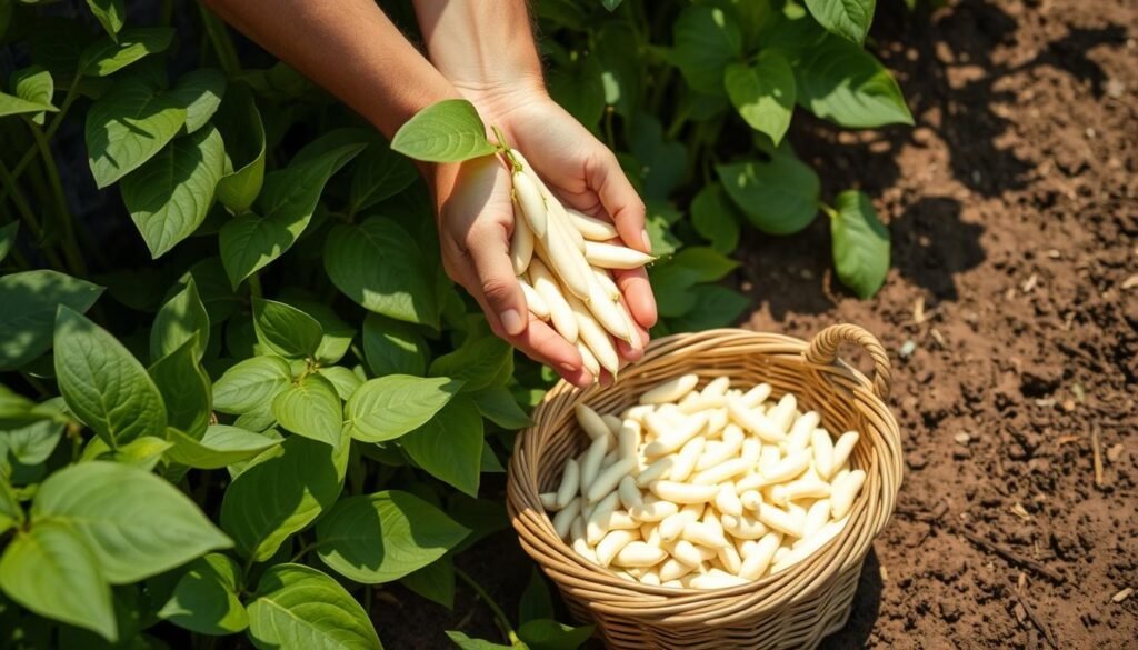 como plantar feijão branco no quintal