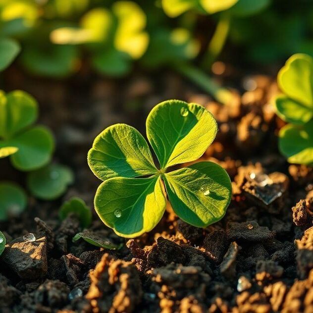 como plantar trevo de quatro folhas