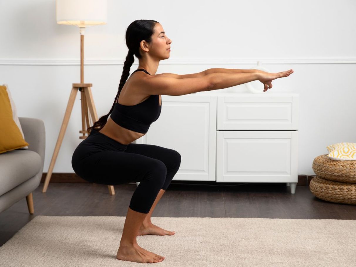 como respirar no agachamento pesado