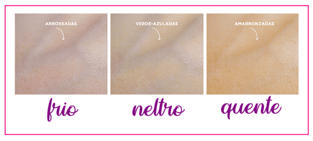 como saber o meu subtom de pele