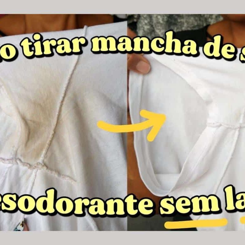 como tirar mancha de desodorante de camisa