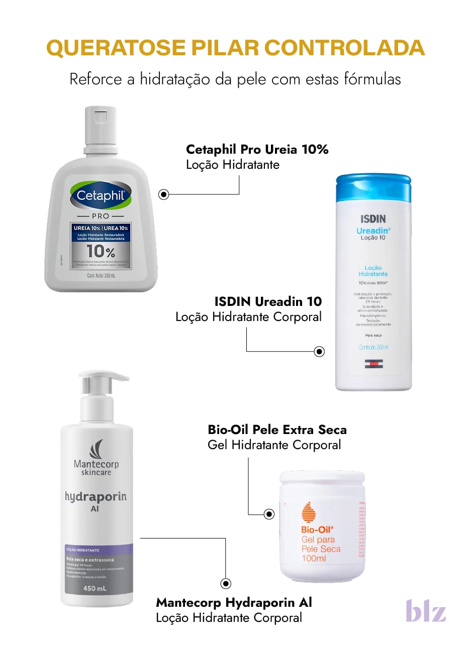 como tratar queratose pilar nos braços