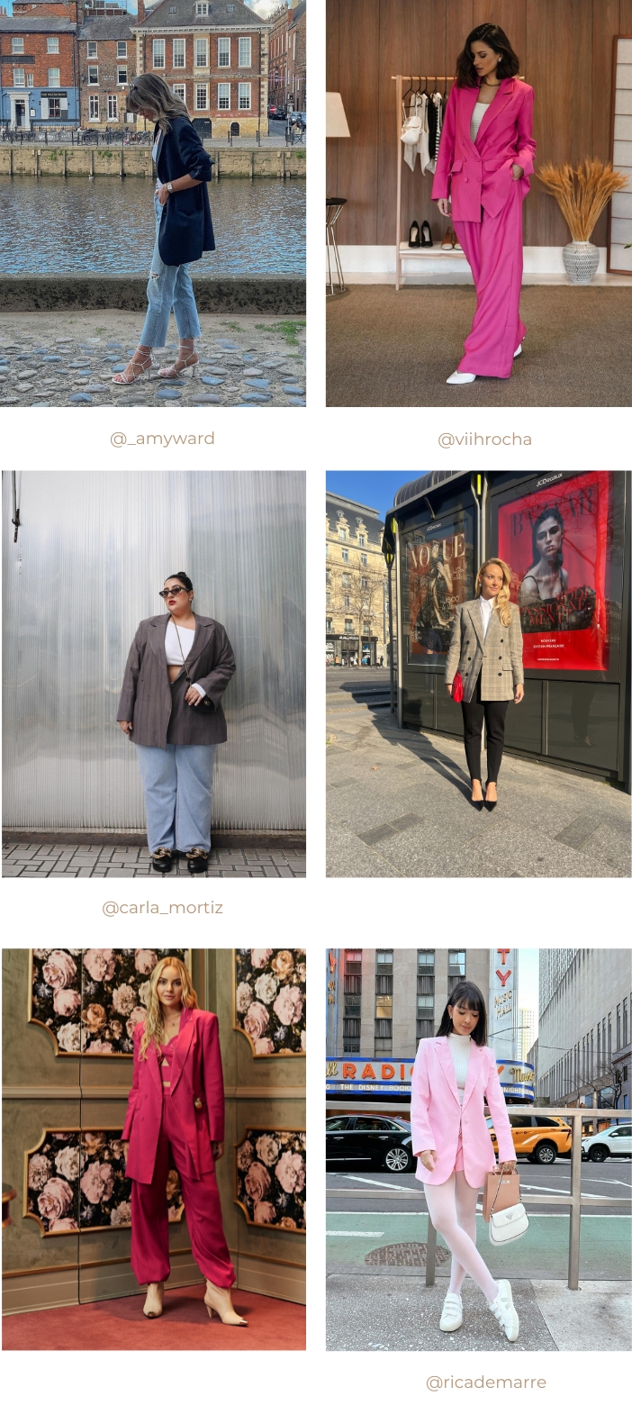 Blazer oversized: Cores e estampas para sair do básico