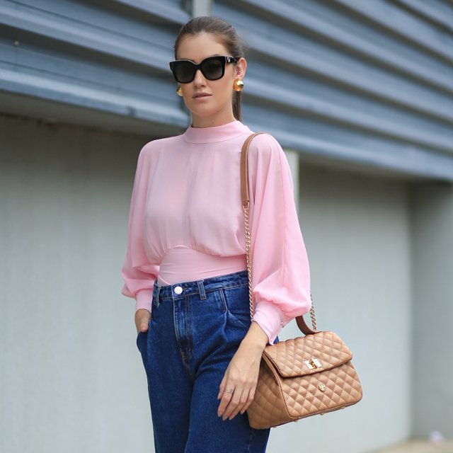 como usar bolsa baú com estilo