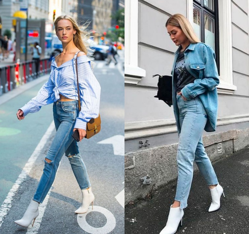 como usar bota branca sem errar