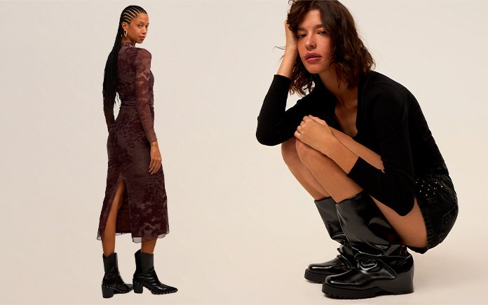 como usar bota chelsea com vestido