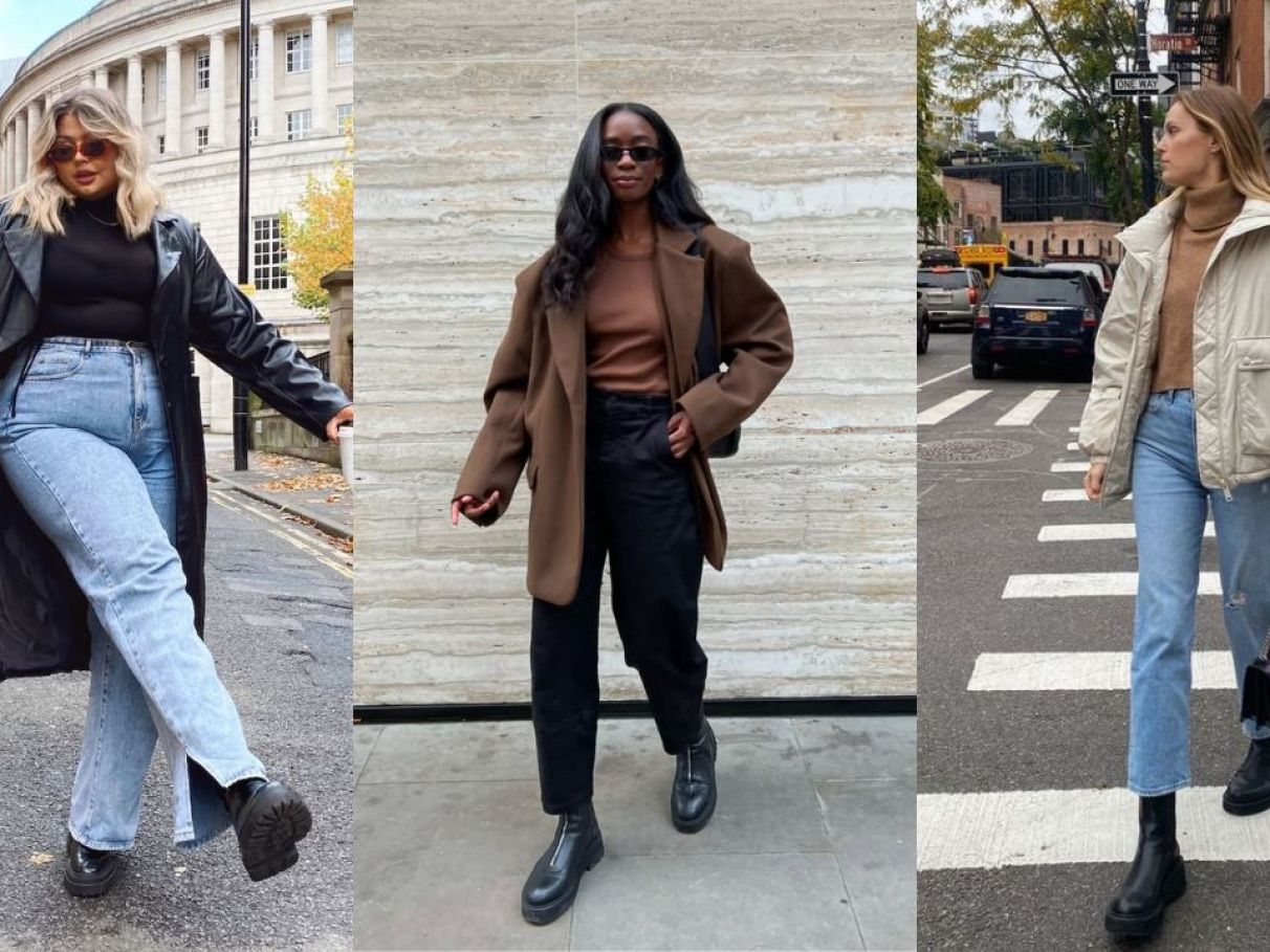 como usar bota chelsea com vestido