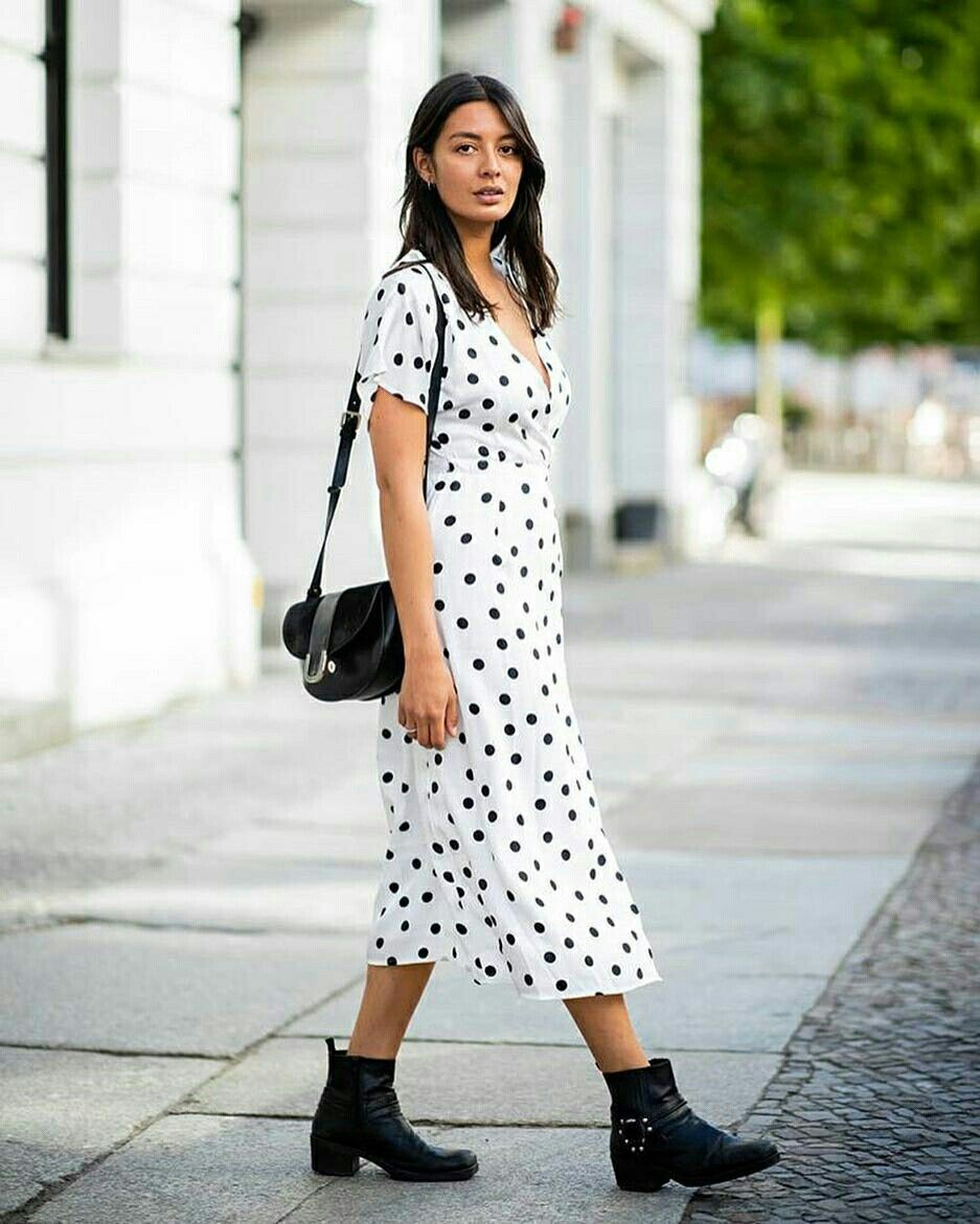 como usar bota coturno com vestido