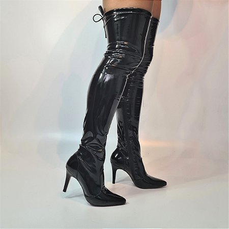 Como combinar bota de verniz com vestidos