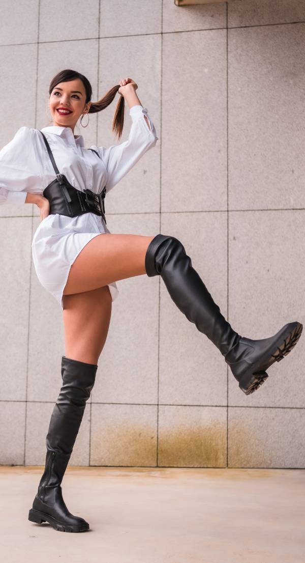 como usar bota over the knee sem erro