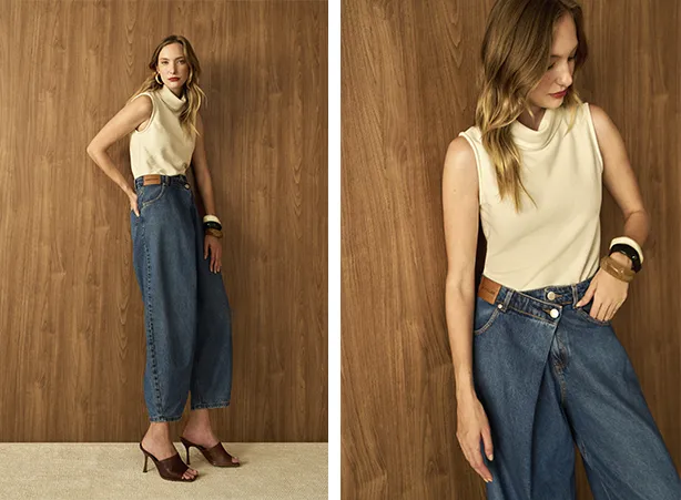 Guia Completo: Como Escolher o Caimento Perfeito da Sua Calça Jeans Reta