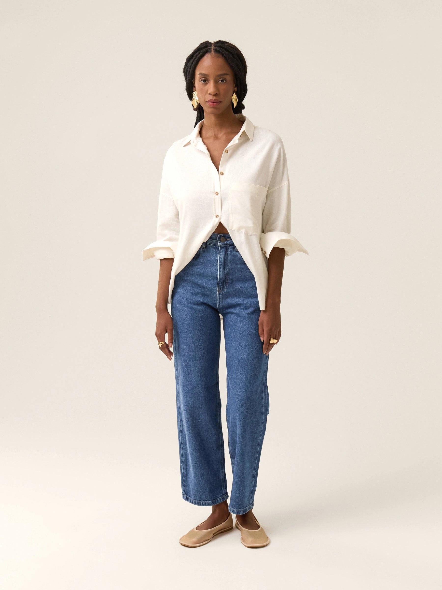 como usar calça jeans reta feminina