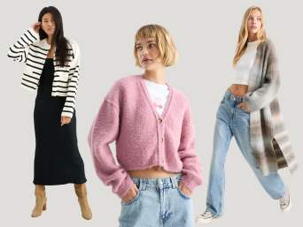 Tendências de cores e texturas em cardigans para 2026