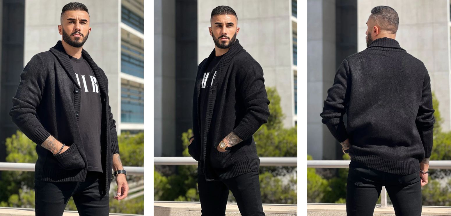 Como o cardigan oversized se tornou um item de moda essencial