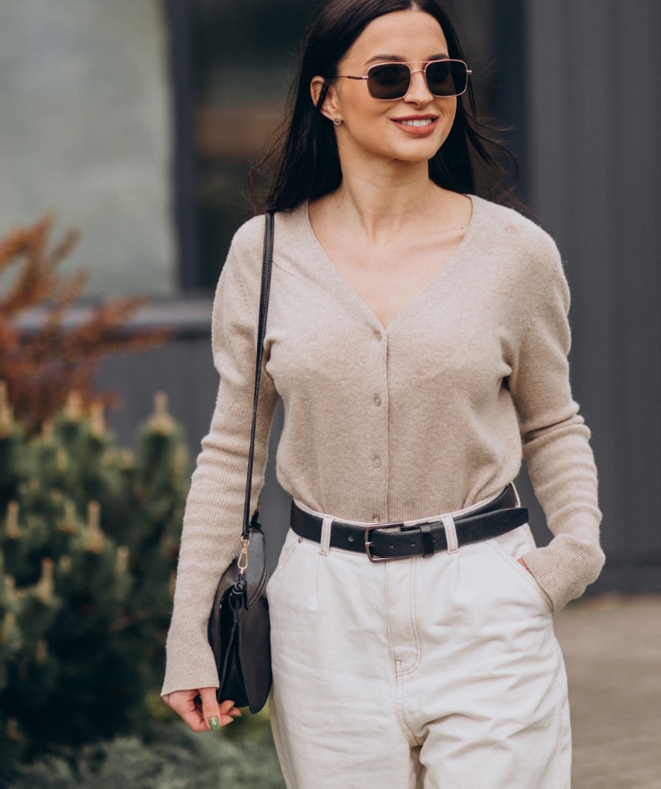 como usar cintos para marcar a cintura