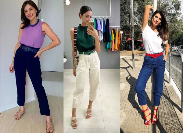 como usar cintos para marcar a cintura