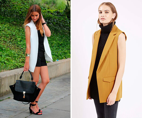 como usar colete de alfaiataria longo