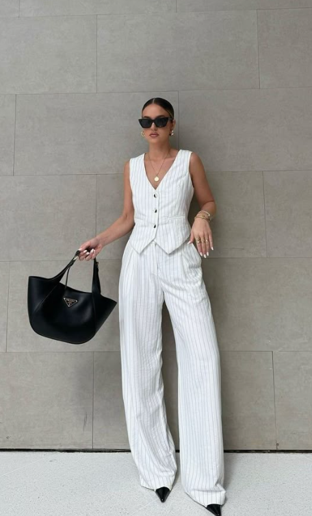 como usar colete de alfaiataria longo