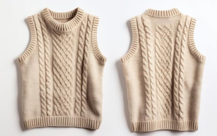 Como combinar colete de tricô com calça jeans