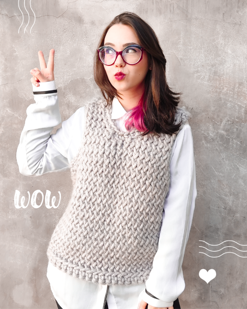 Coletes de tricô: A peça chave para looks estilosos