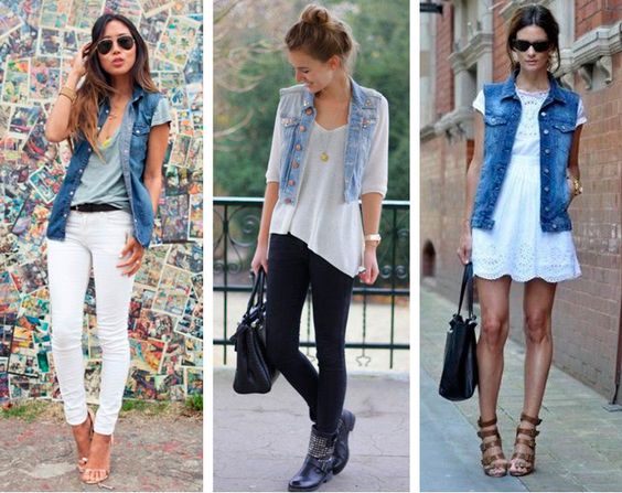 5 Maneiras de Usar Colete Jeans como Blusa