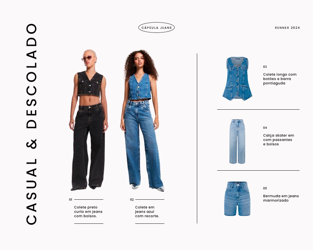 Colete Jeans: A Terceira Peça Essencial para Looks Casuais