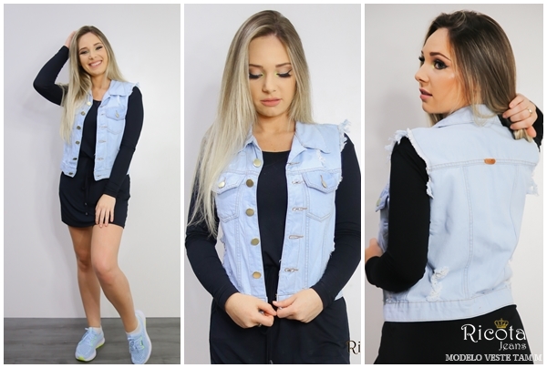 5 Maneiras de Usar Colete Jeans como Blusa